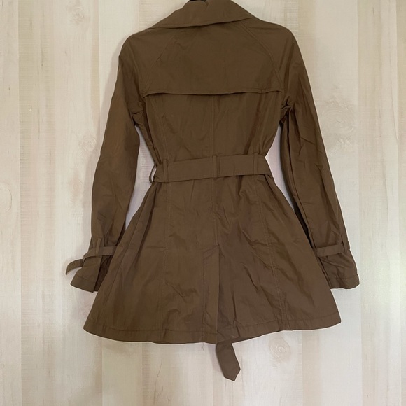 H&M short trench coat brown, size 6 - Picture 9 of 16